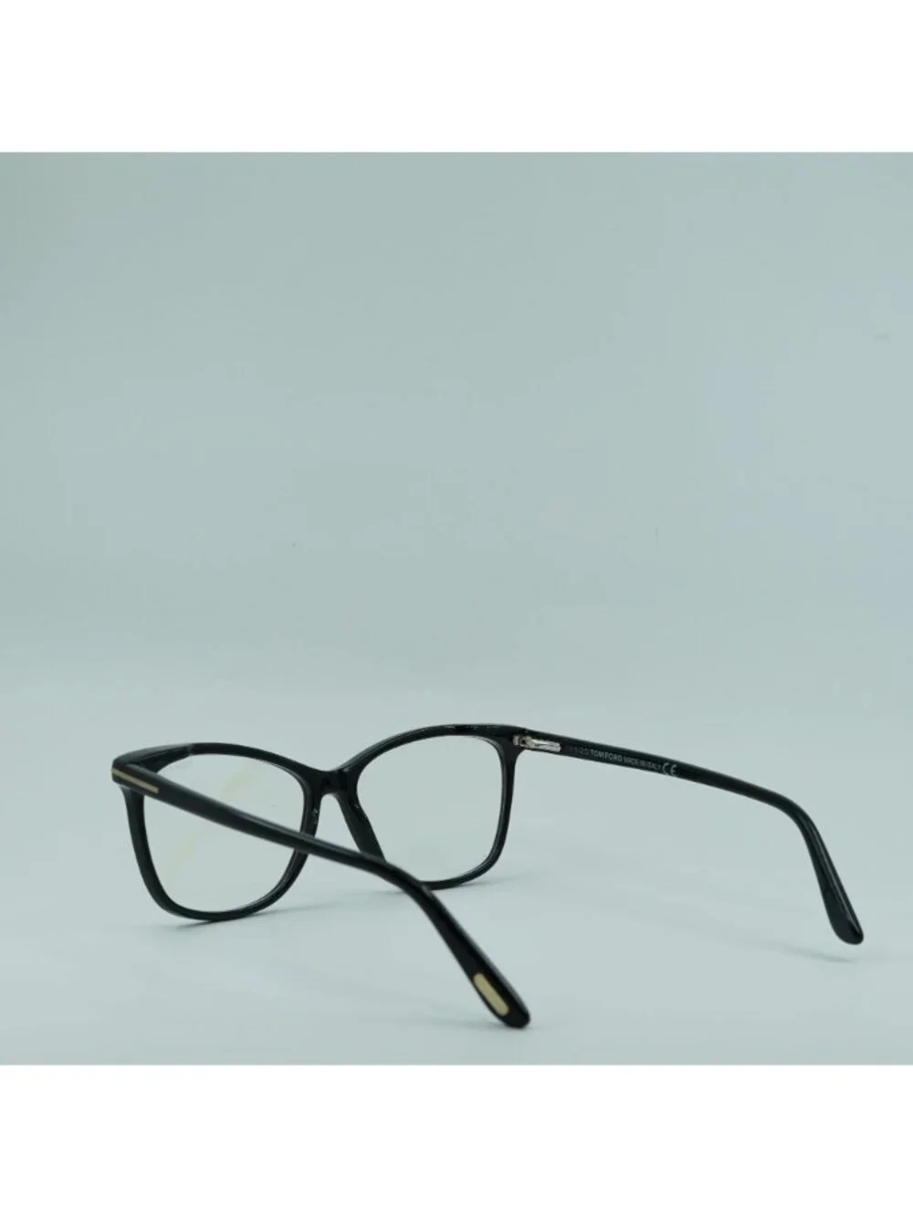 Tom Ford FT5690-B 001 Cat Eye Eyeglasses 55mm - Black / Havana Clip-on